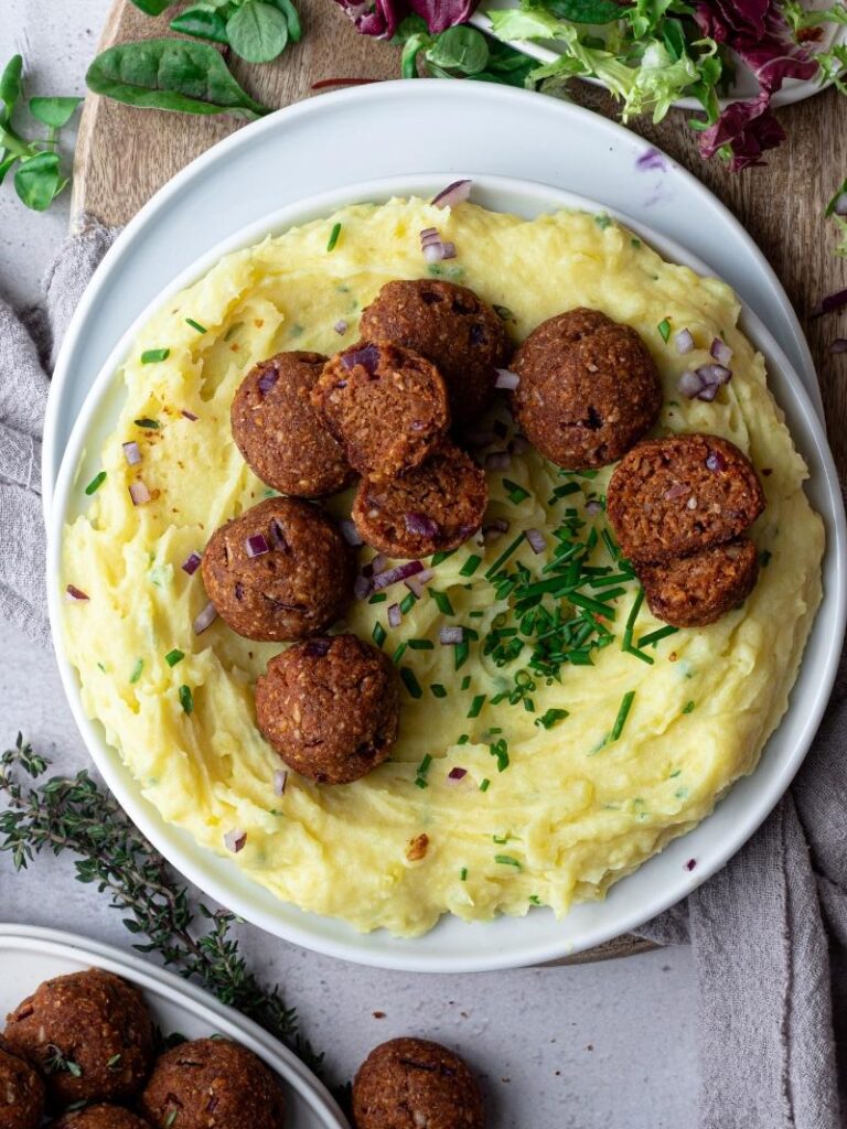 kuličky z červené čočky