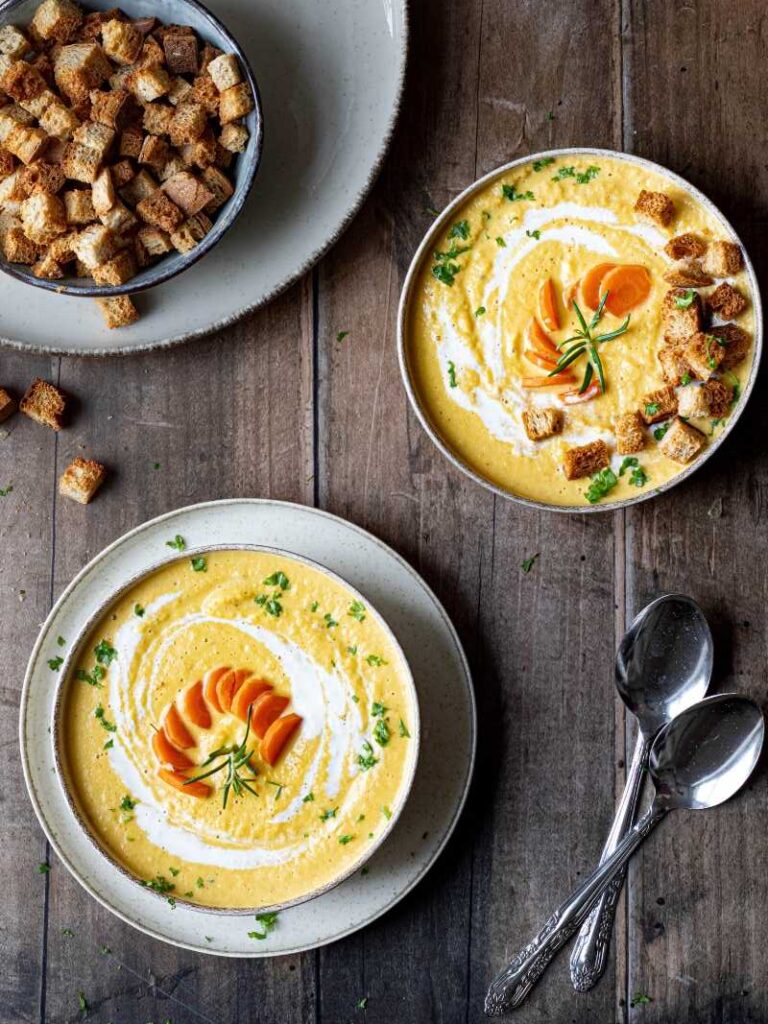 krémová rybí polévka