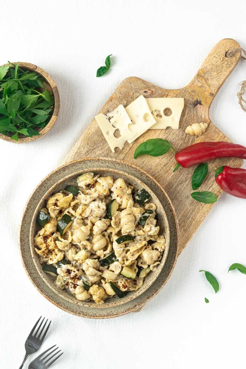 Těstoviny s cuketou