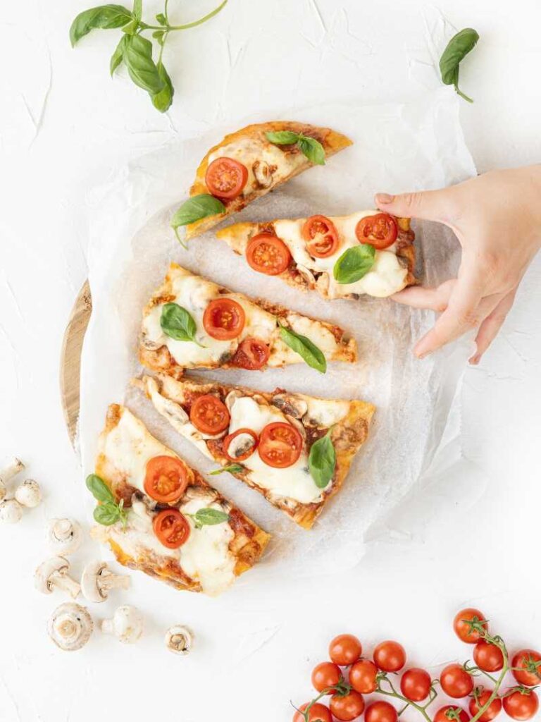 Pinsa s provensálskými bylinkami