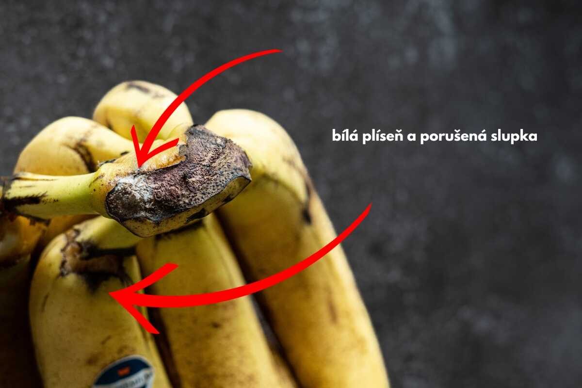 banány s plísní